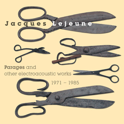 Jacques Lejeune - Parages and Other Electroacoustic Works 3CD - Robot Records